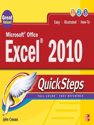 Microsoft Office Excel 2010 QuickSteps - ebook